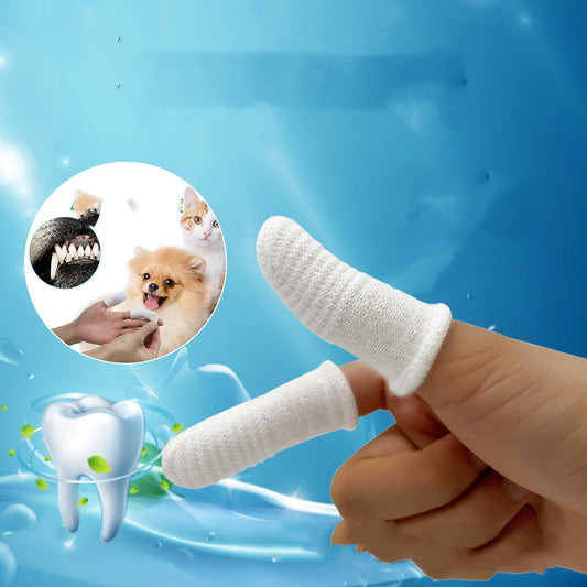 Pet Brushing Finger Stall Oral Cleaning Tools